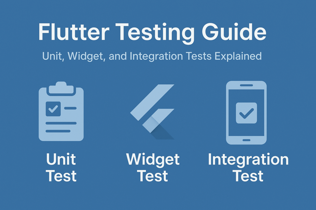 Flutter Testing Guide: Unit, Widget, and Integration Tests Explained