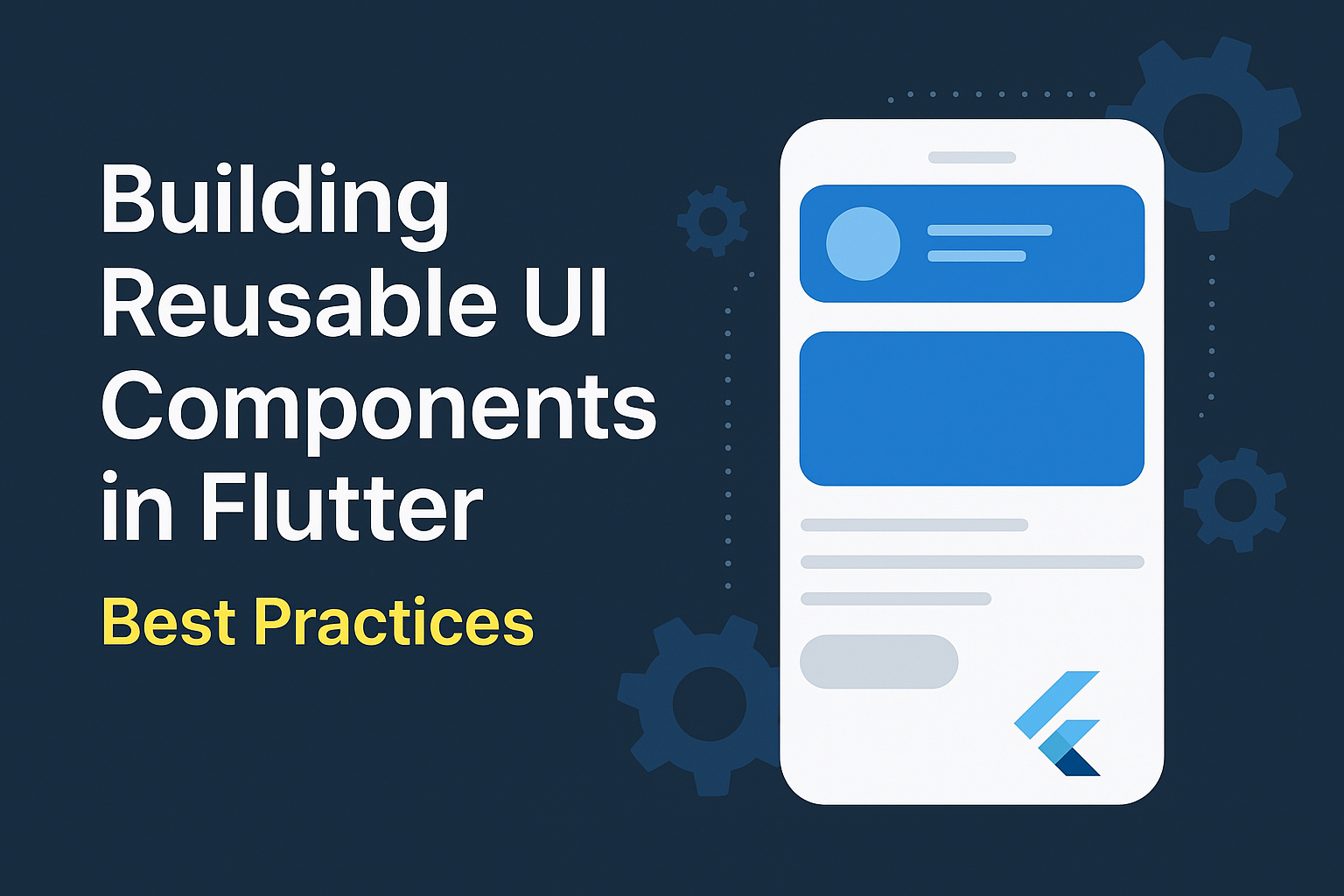 Building Reusable UI Components In Flutter Best Practices TeachMeIDEA Building Reusable UI Components In Flutter Best Practices TeachMeIDEA