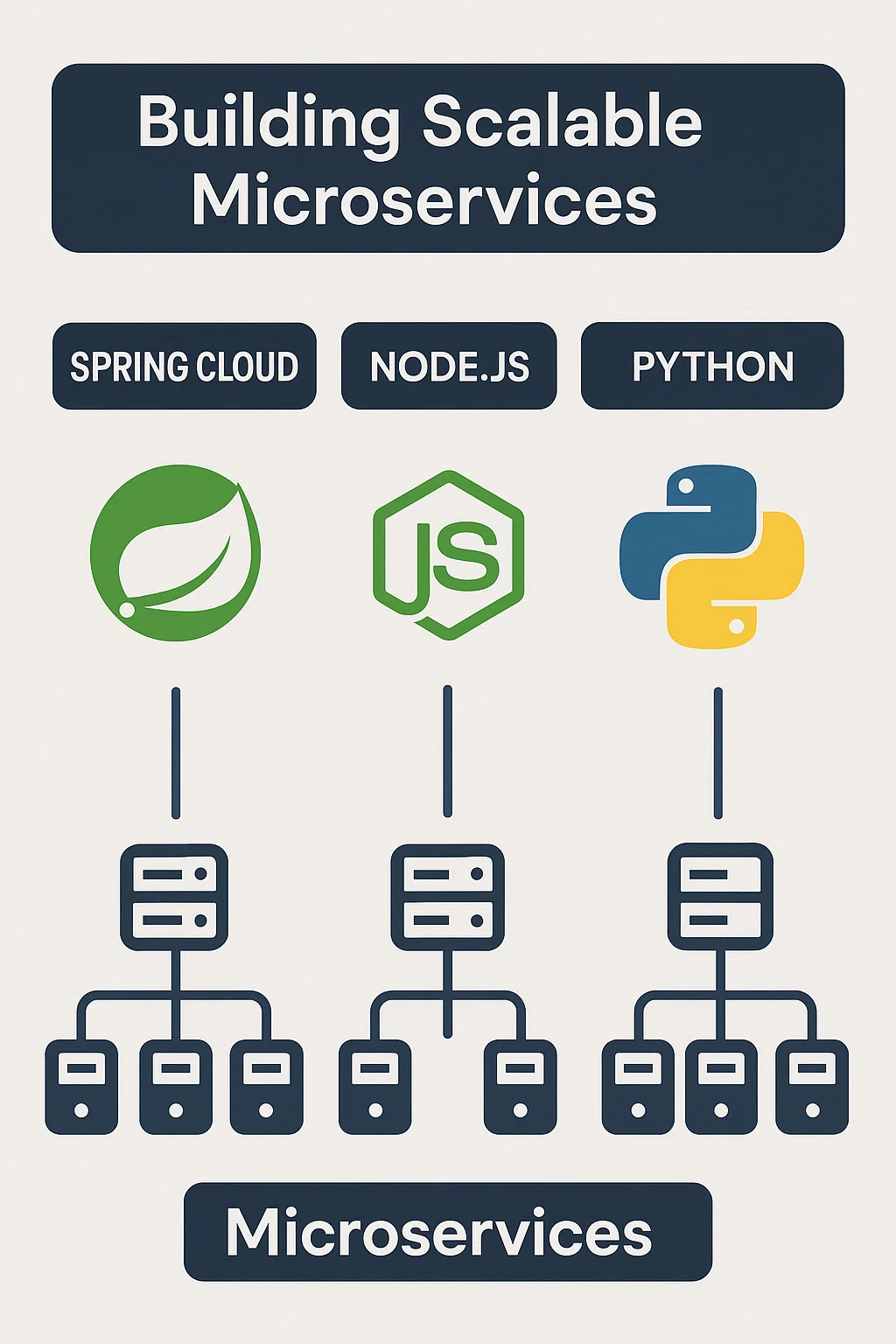 Building Scalable Microservices with Spring Cloud vs Node.js vs Python.