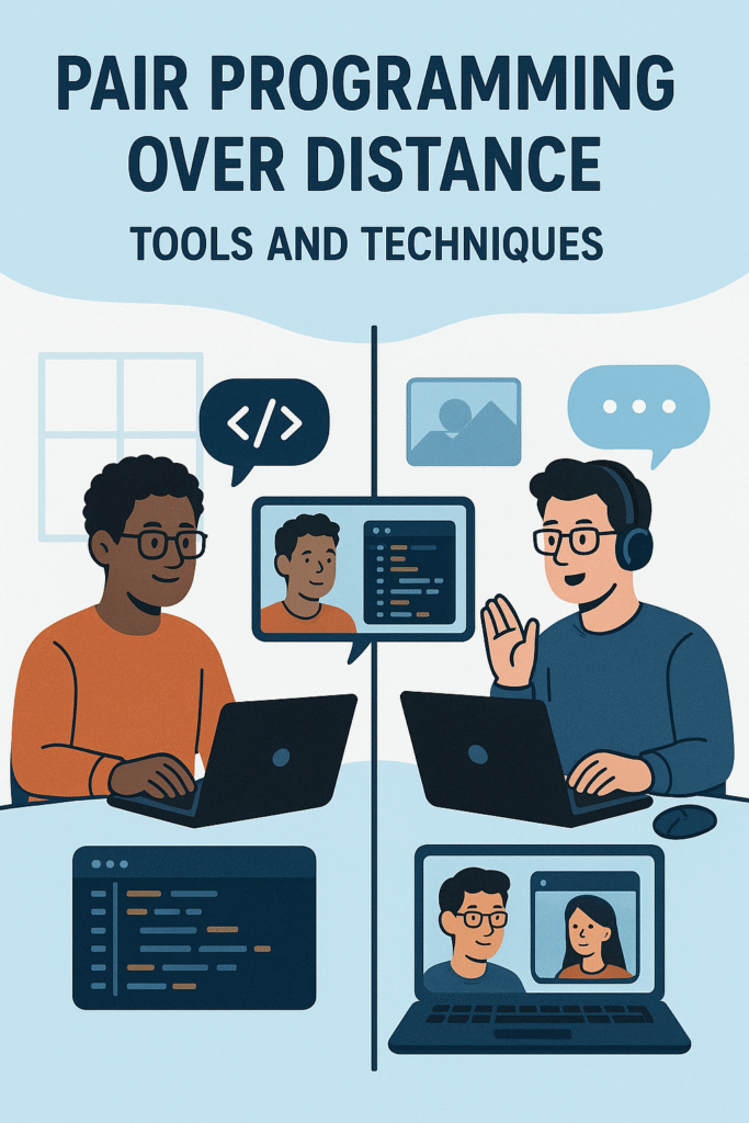 Pair Programming Over Distance tools and techniques
