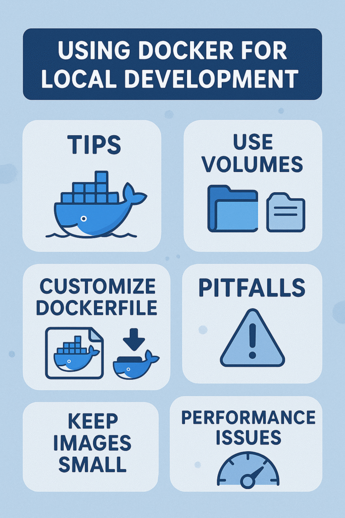 Using Docker for Local Development tips and pitfalls