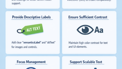 Accessibility Best Practices for Flutter Apps