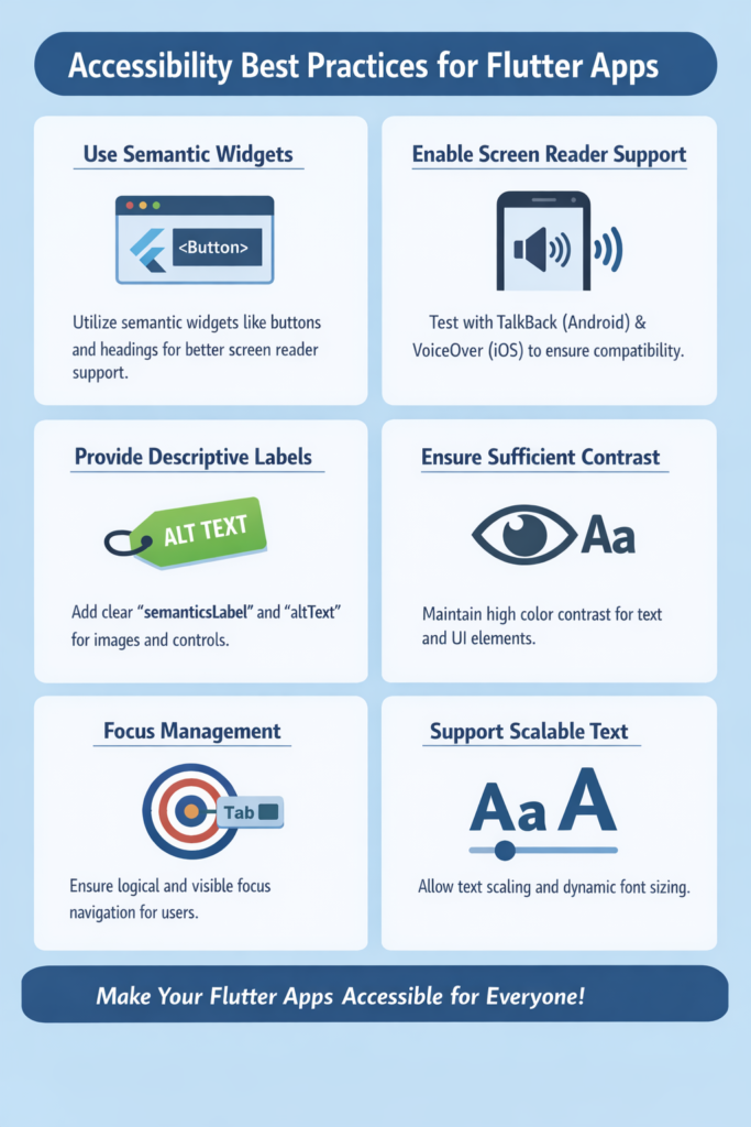 Accessibility Best Practices for Flutter Apps