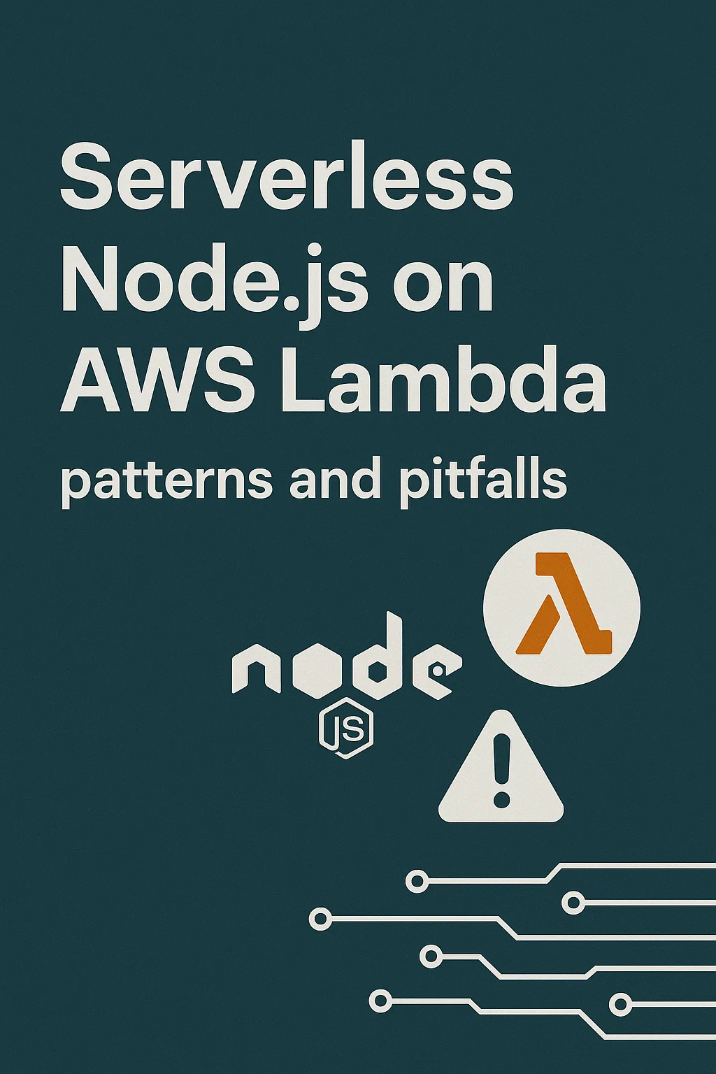 Serverless Node.js on AWS Lambda: patterns and pitfalls.