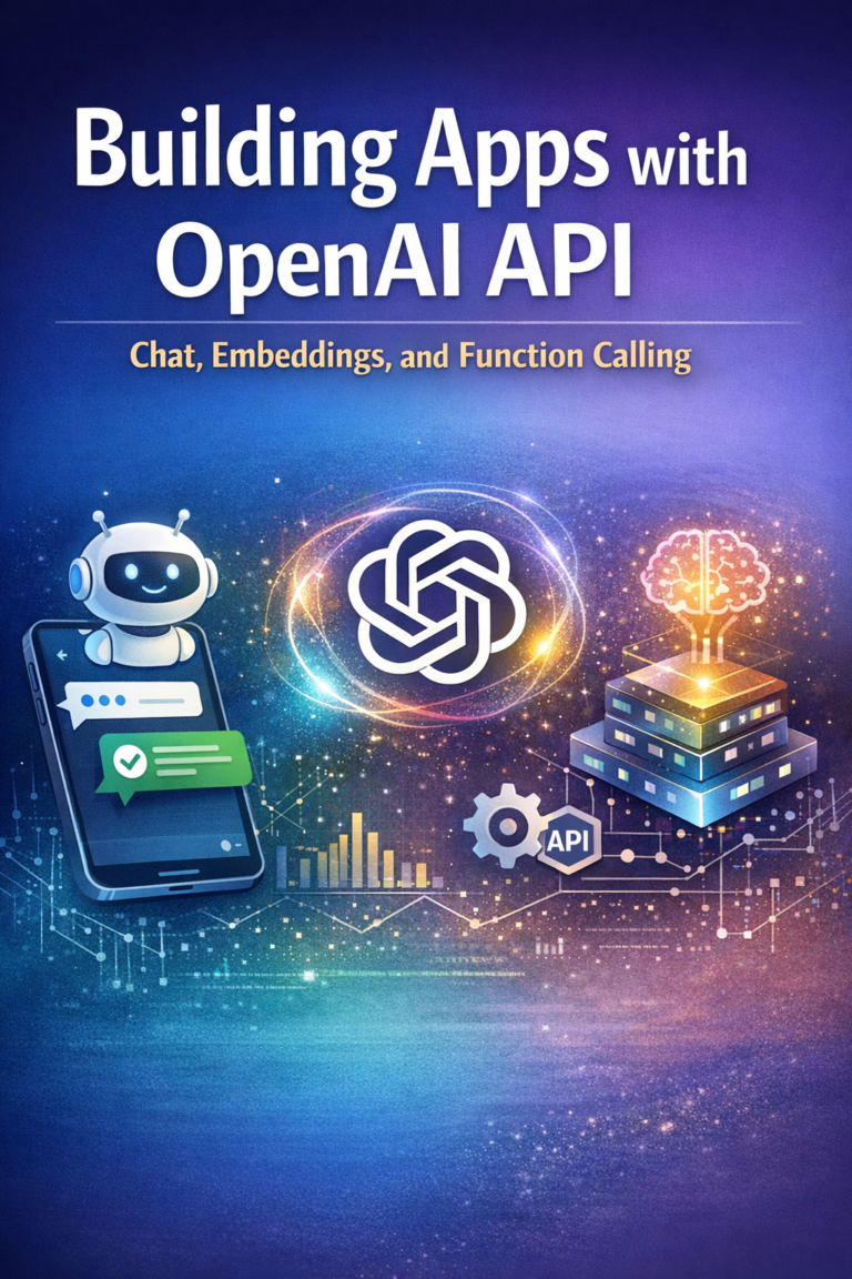 Building Apps with OpenAI API Chat, Embeddings, and Function Calling