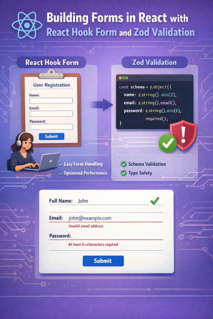 Building Forms In React With React Hook Form And Zod Validation 683x1024