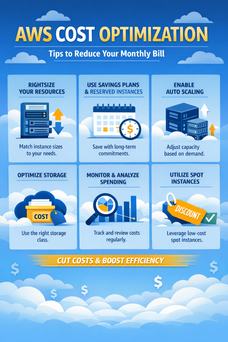 AWS Cost Optimization Tips to Reduce Your Monthly Bill