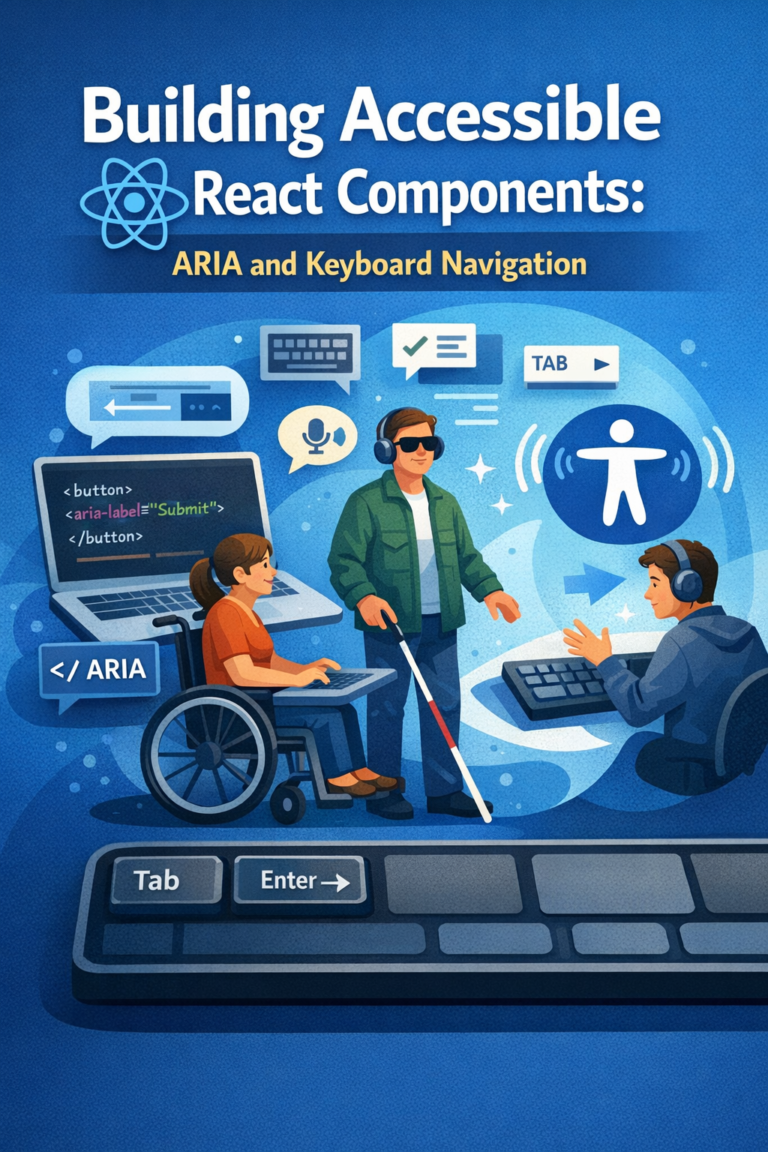 Building Accessible React Components ARIA and Keyboard Navigation