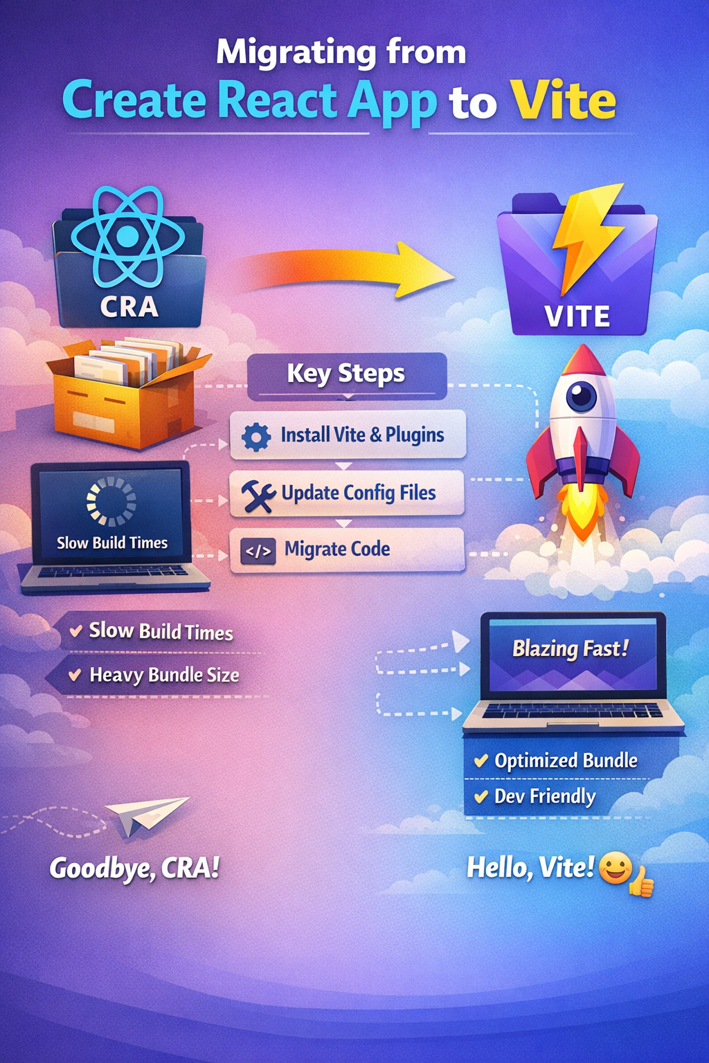 Migrating from Create React App to Vite - TeachMeIDEA