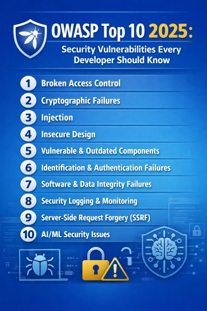 OWASP Top 10 2025 Security Vulnerabilities Every Developer Should Know 683x1024