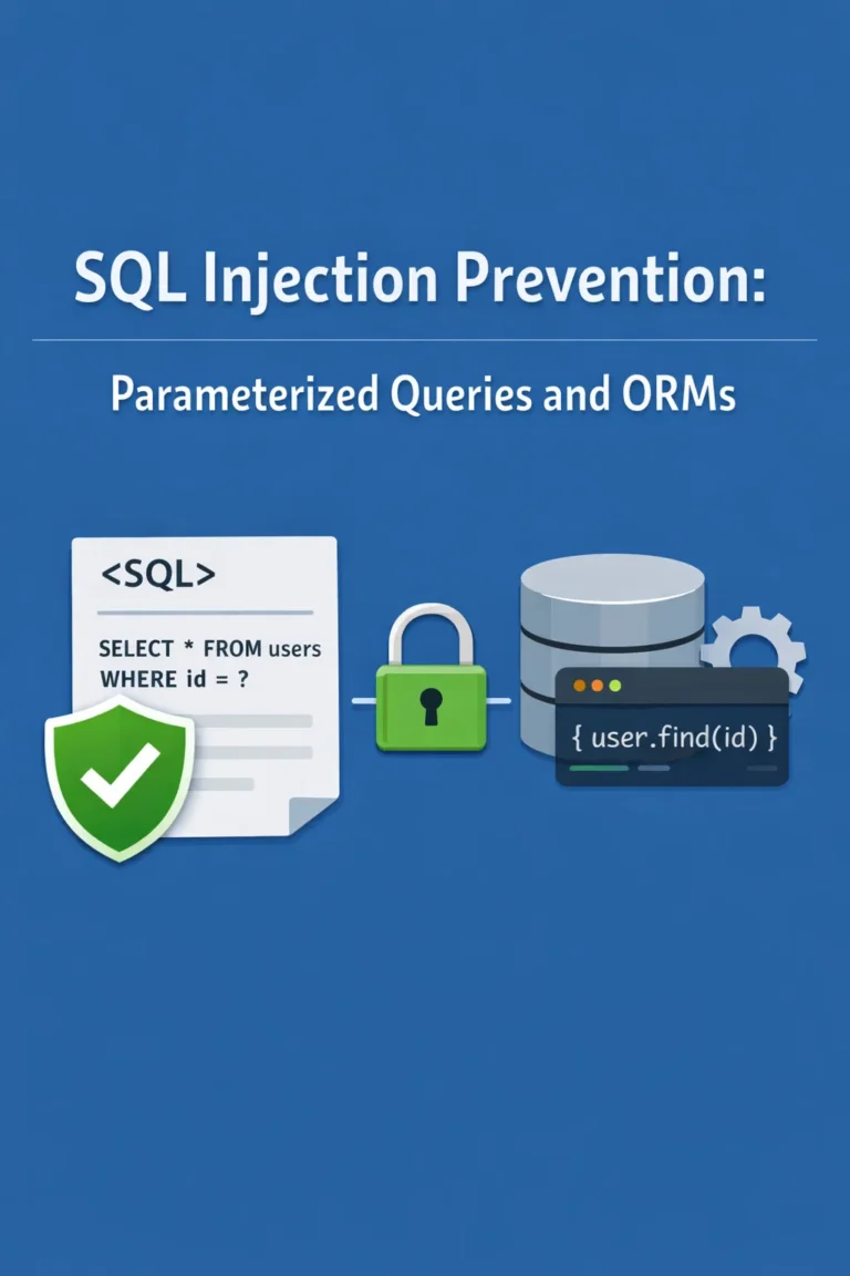 SQL Injection Prevention: Parameterized Queries and ORMs