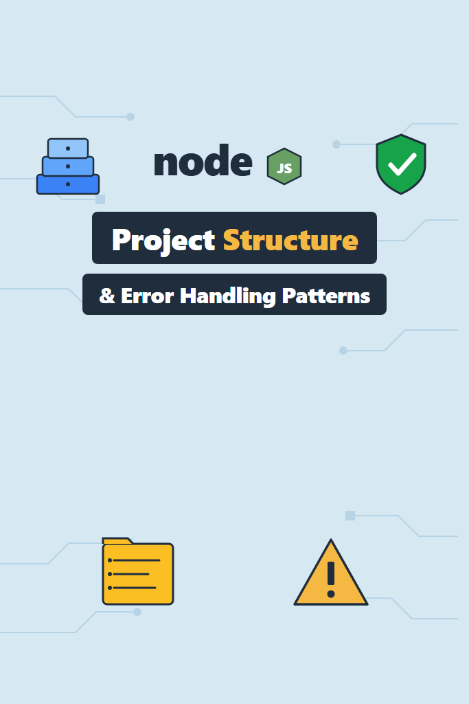 Nodejs Project Structure Error Handling