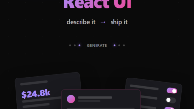 v0 by Vercel: Generate Production React UIs From Prompts