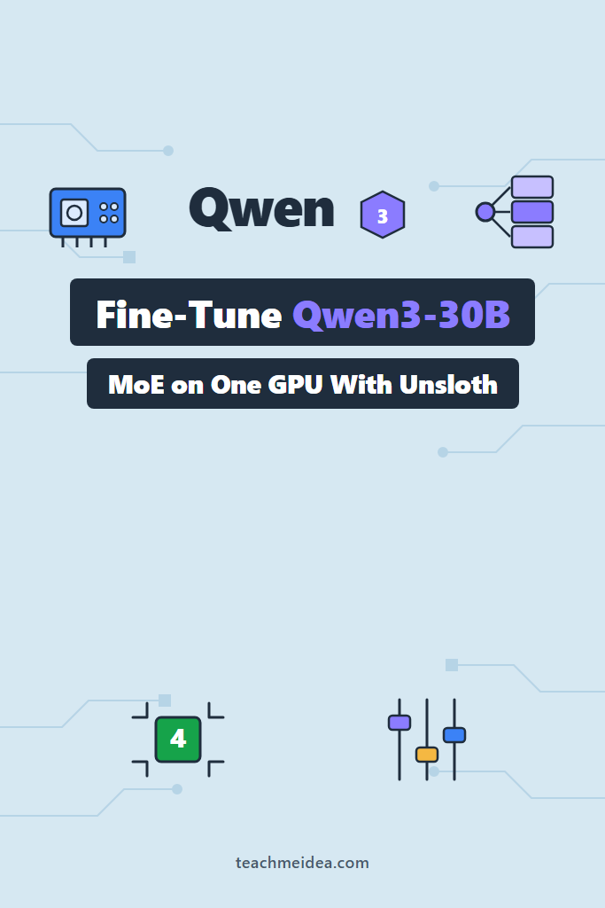 Fine-Tune Qwen3-30B MoE on One GPU With Unsloth