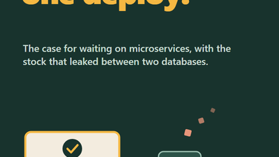 Microservices for a Small Team: The Case for Waiting